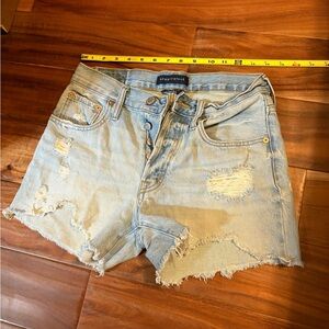 Aeropostle‎  Distressed Jean Shorts - Light Blue (0798)